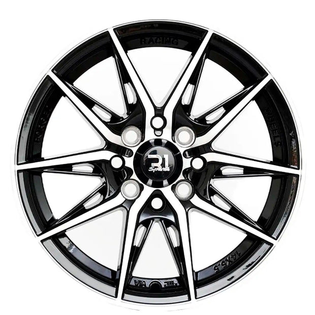 Rin 14" Black Polish 4 Birlos 4x100/4x108